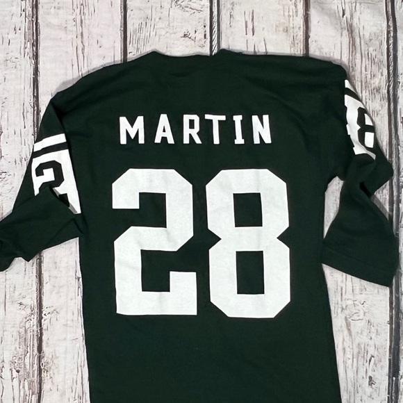 VTG Curtis Martin New York Jets NFL Football Pro Player Boys Youth Kids Tshirt - Picture 4 of 5